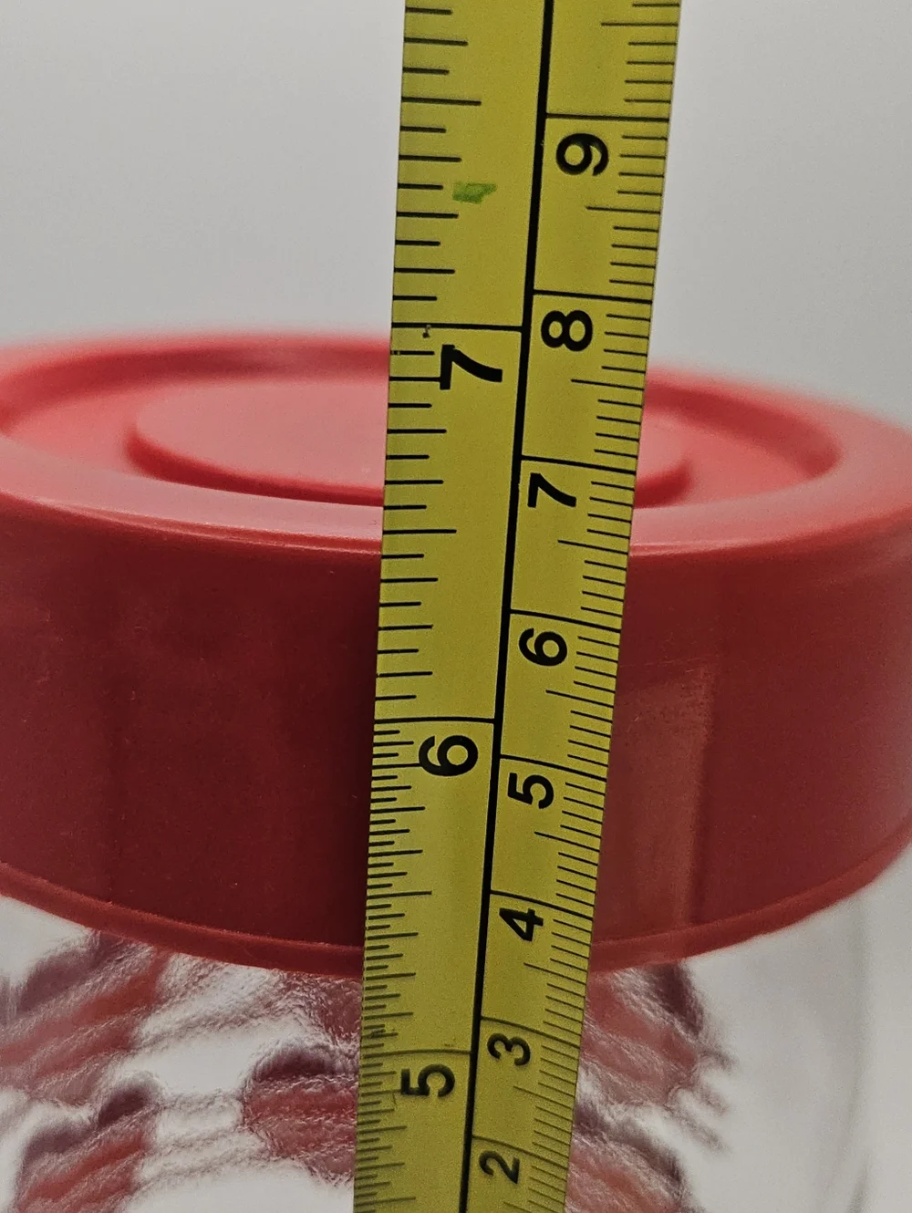 Vintage 80s Carlton Glass Valentine Jar with Lid